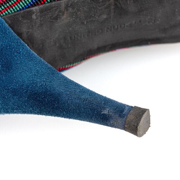 UNITED NUDE Fold HI Rainbow Stripe Slip On Bootie - Picture 3 of 8